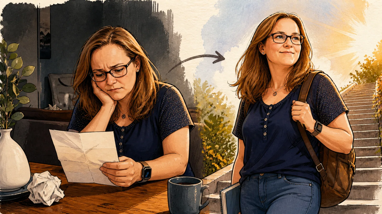 Illustration zum Beitrag: Kritik, Motivation, Verbesserung - Durchhänger überwinden